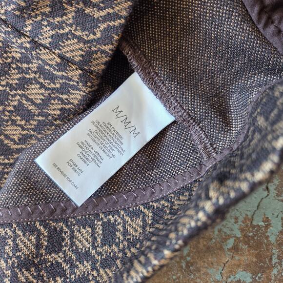 CABI Director Jacket Blazer Size M New Brown Tweed #4494 Fall ‘23 Old Money - Picture 9 of 11